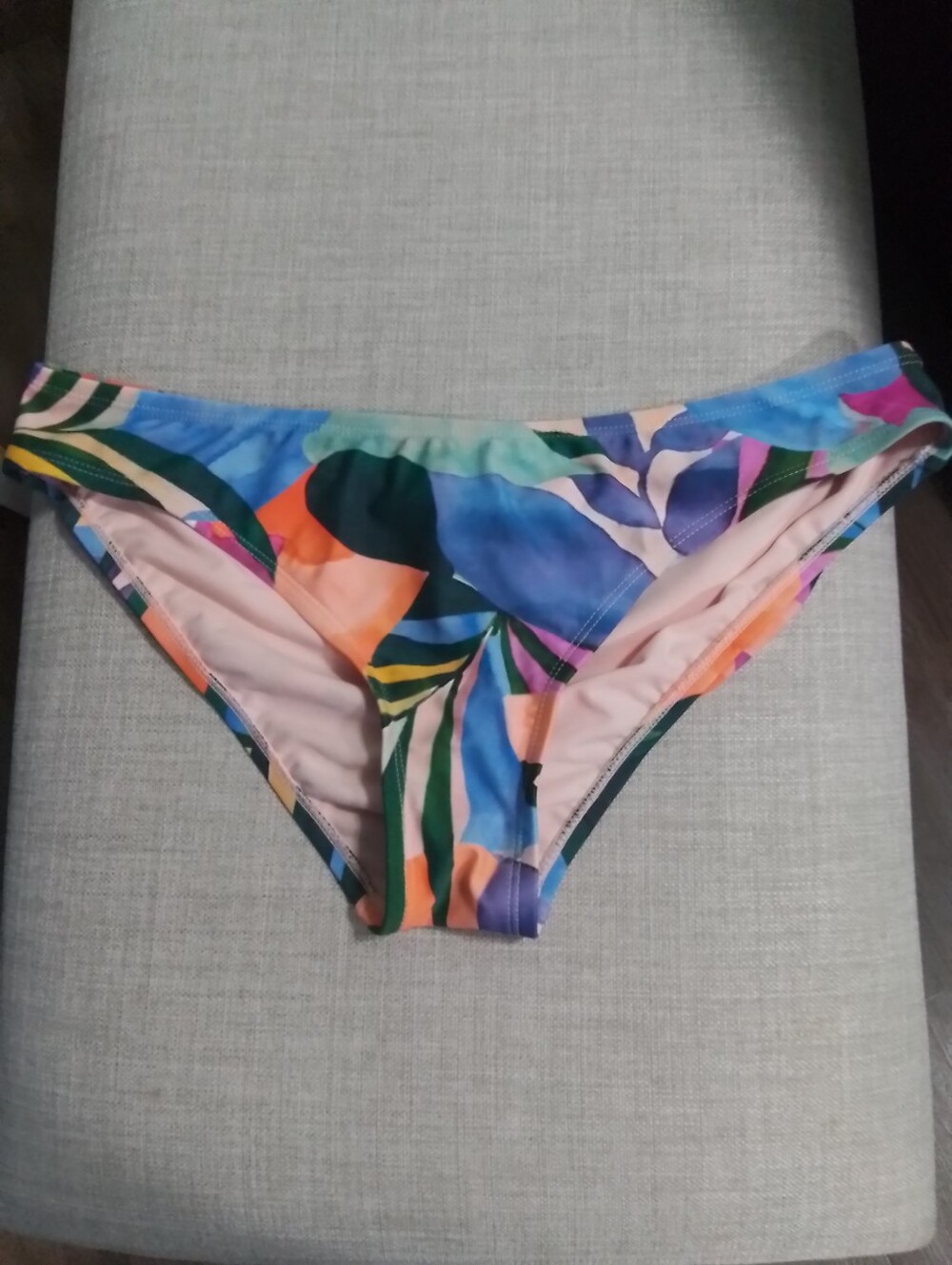 Kona Sol Colorful Tropical Print Bikini Bottom